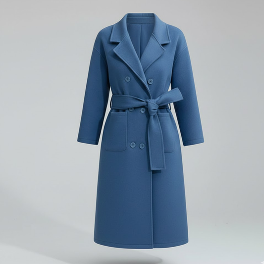 Manteau Laine Bleu