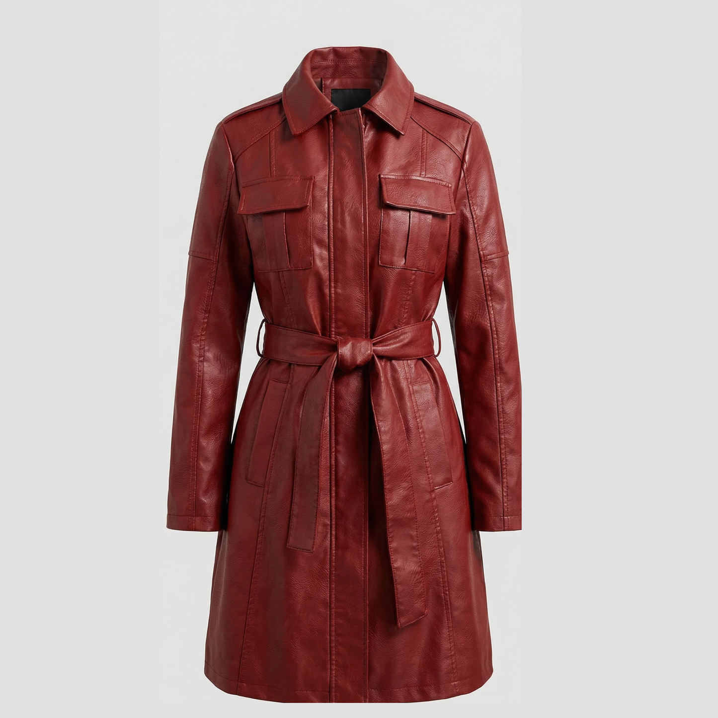 Manteau Cuir Chic